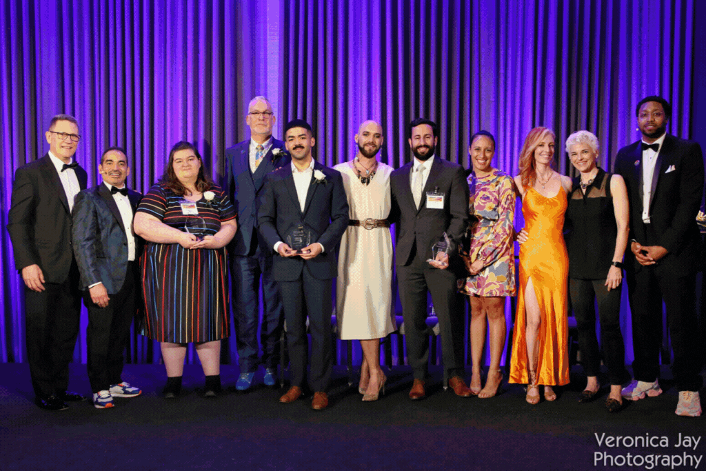 a gif including several images of Safe Homes Gala attendees and awardees